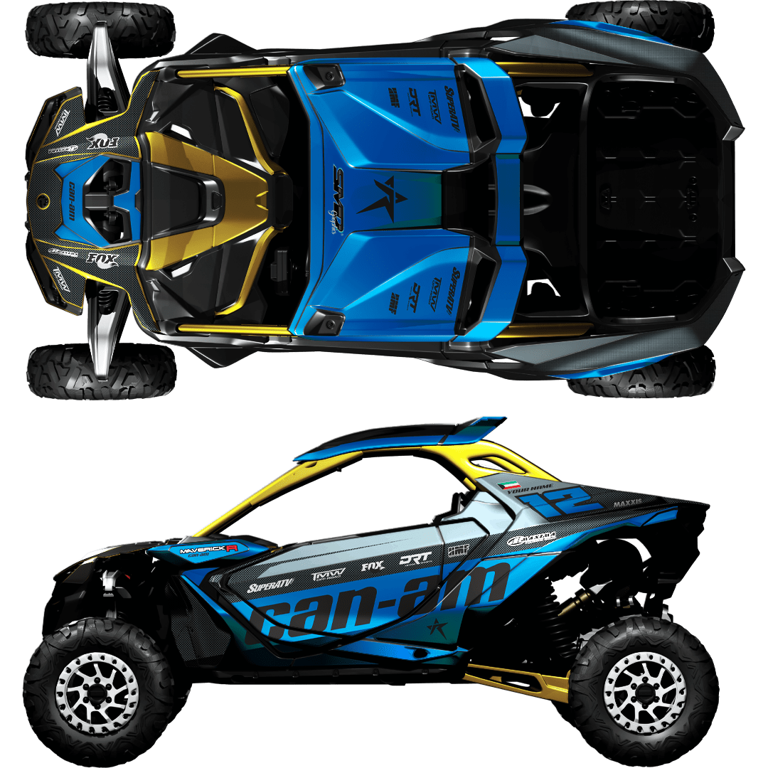 BRP Can-Am Maverick R Custom Graphics kit