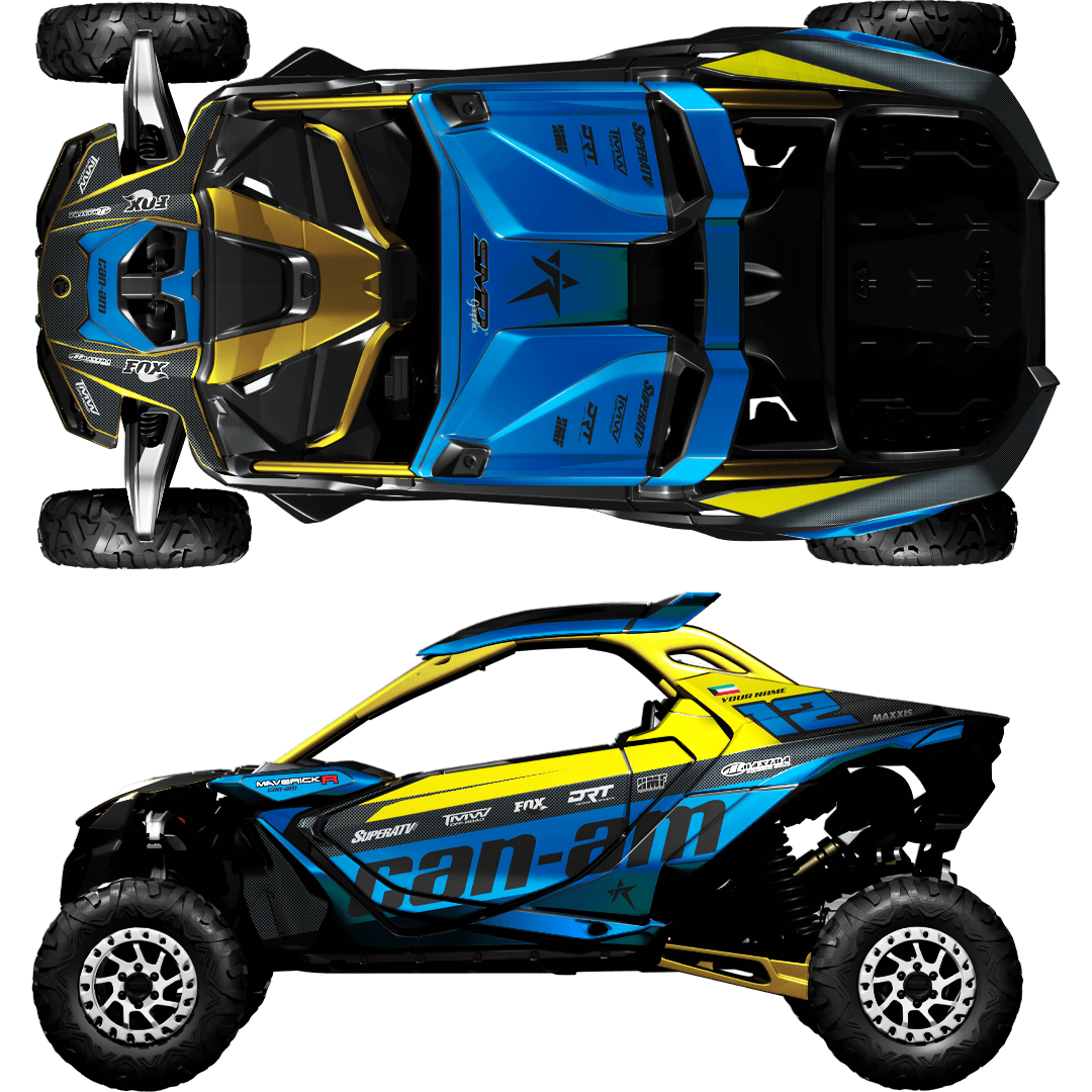 BRP Can-Am Maverick R Custom Graphics kit