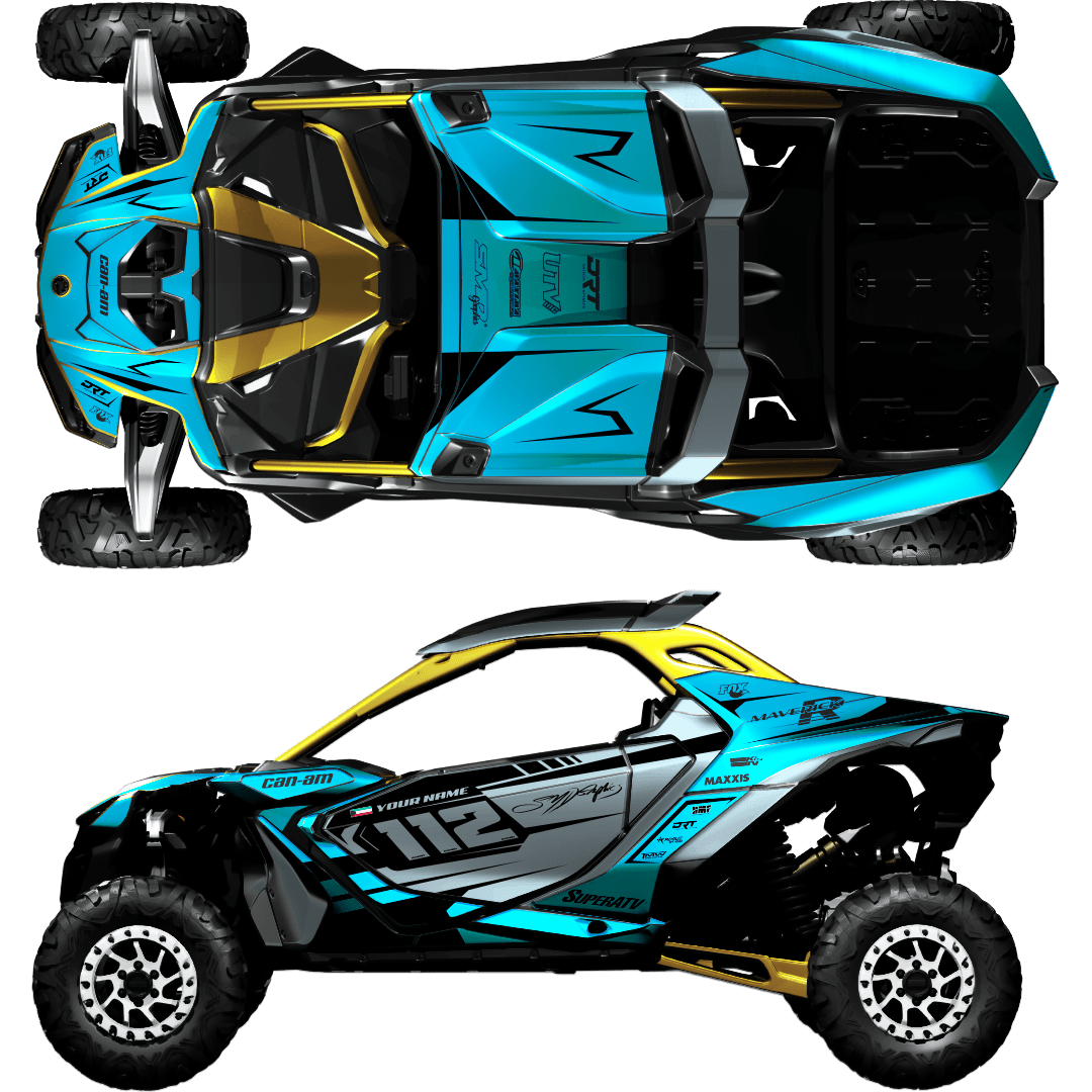 BRP Can-Am Maverick R Custom Graphics kit