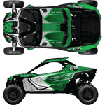 BRP Can-Am Maverick R Custom Graphics kit