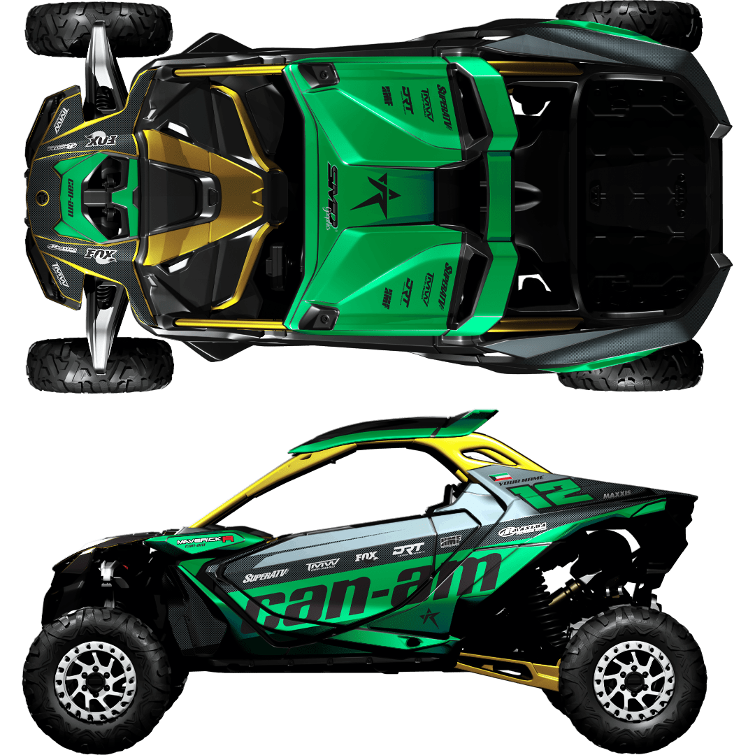 BRP Can-Am Maverick R Custom Graphics kit