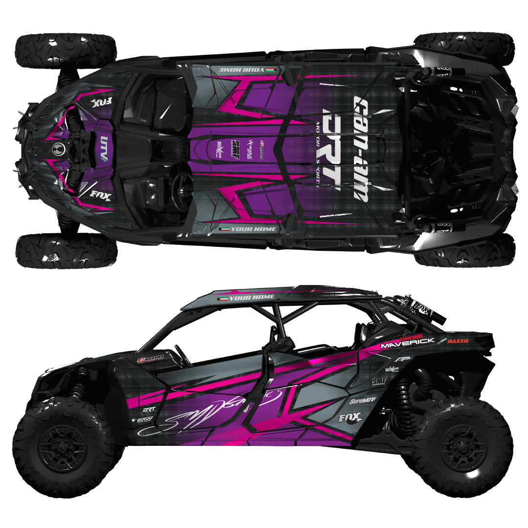 Canam Maverick X3 MAX Graphics Stickers Custom kit Decals Design