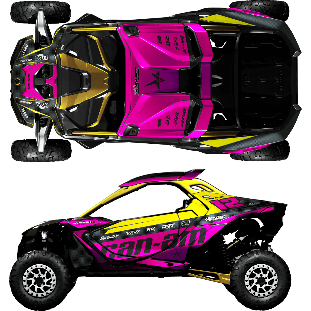 BRP Can-Am Maverick R Custom Graphics kit