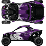 BRP Can-Am Maverick R Custom Graphics kit