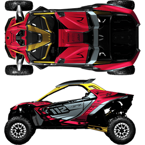 BRP Can-Am Maverick R Custom Graphics kit