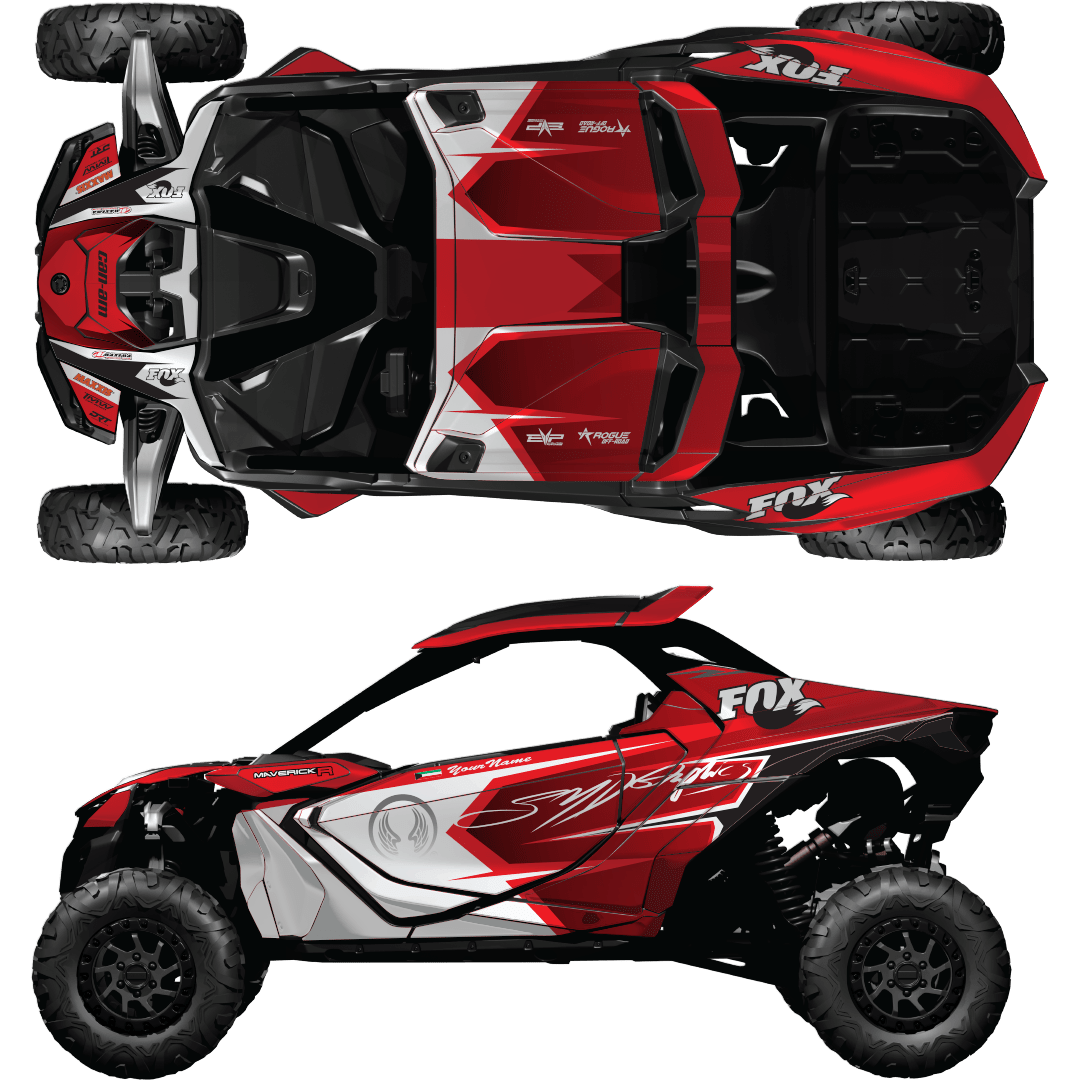BRP Can-Am Maverick R Custom Graphics kit