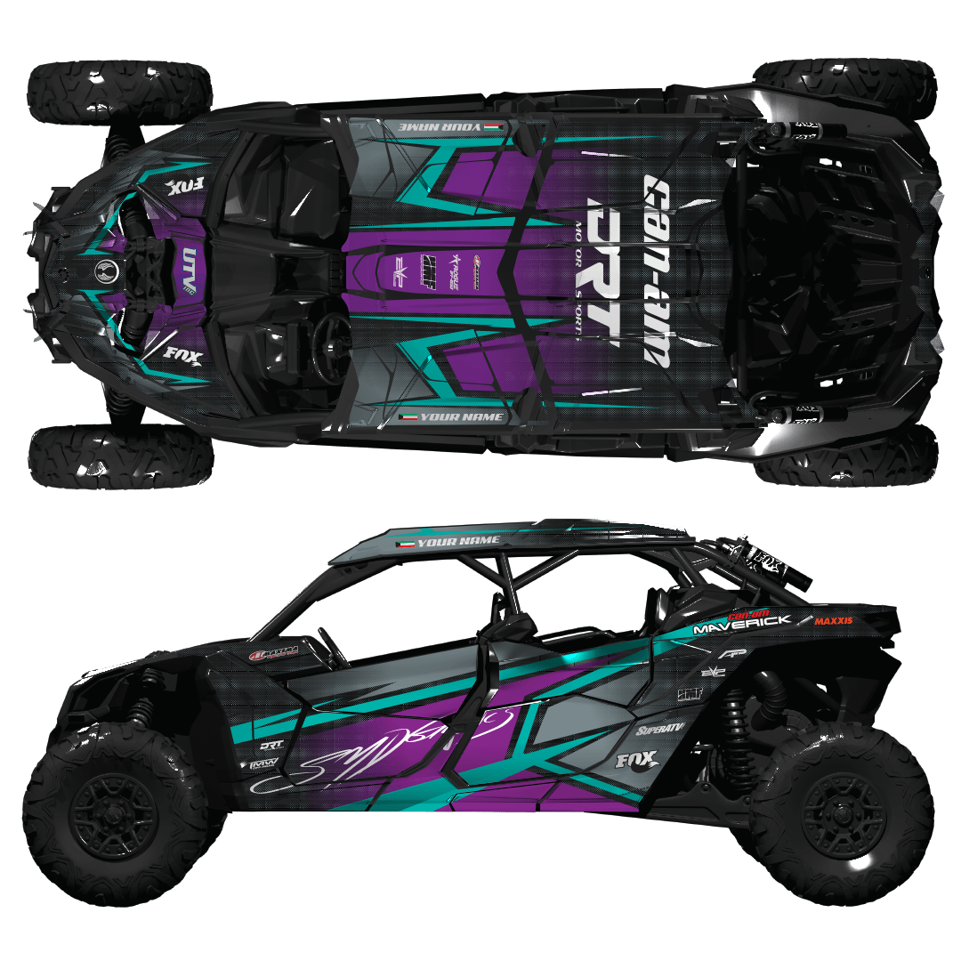 Canam Maverick X3 MAX Graphics Stickers Custom kit Decals Design