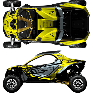 BRP Can-Am Maverick R Custom Graphics kit