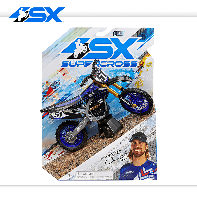 Yamaha - Justin Barcia - 1:10 Scale Toy + Number kit graphics