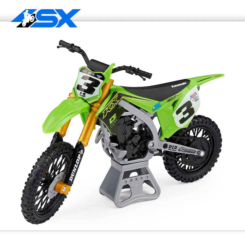 Kawasaki - Eli Tomac - 1:10 Scale Toy + Number kit graphics