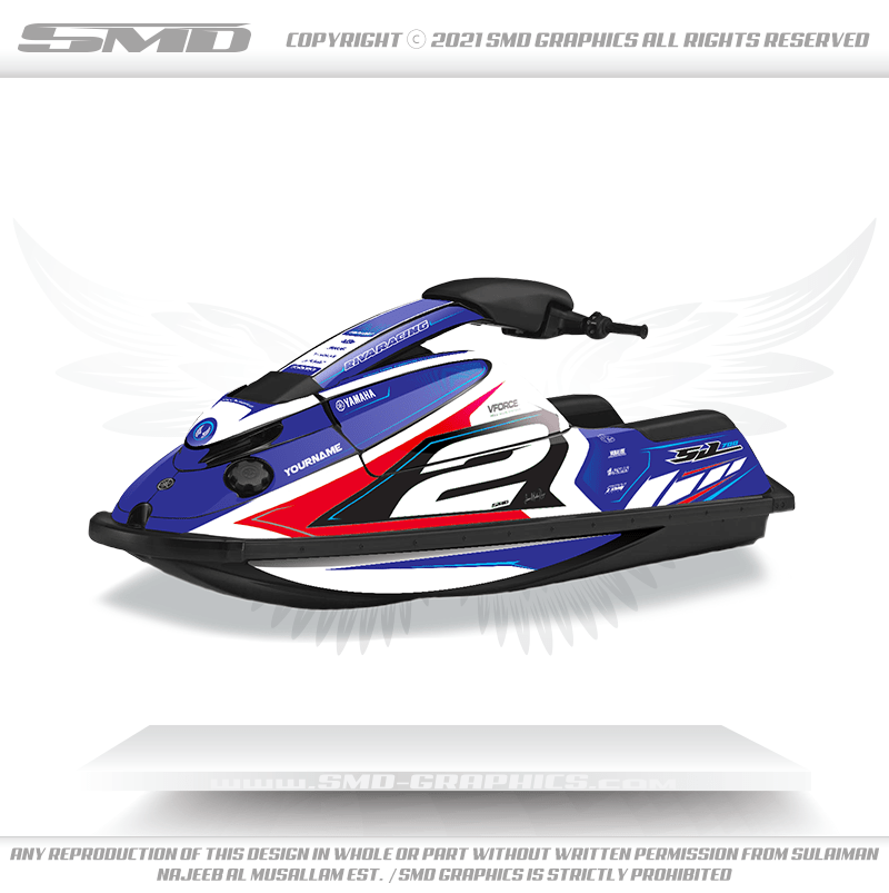 Yamaha Superjet 700 Stickers Graphics kit