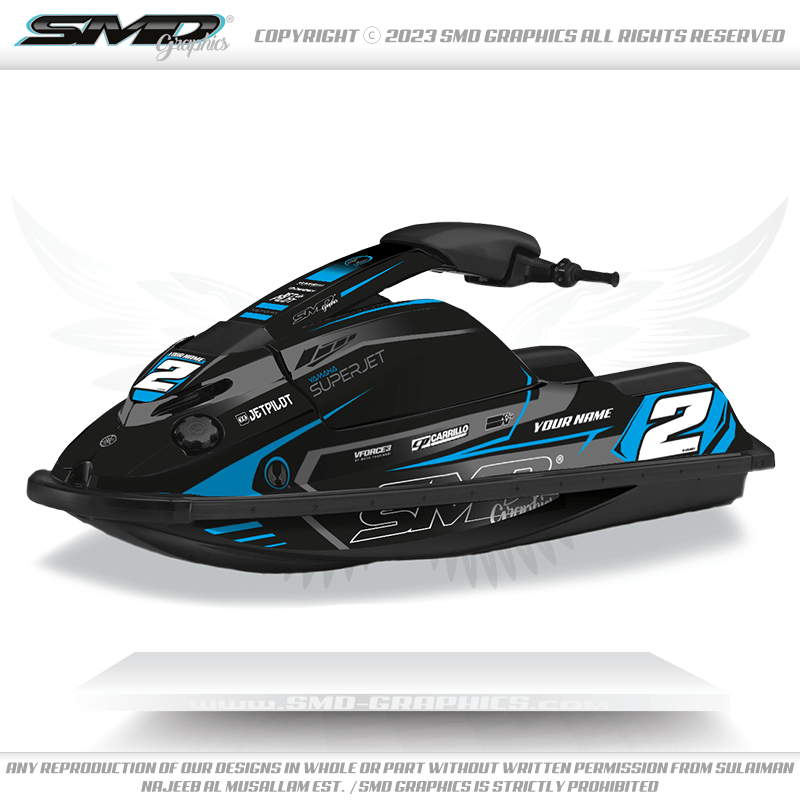 Yamaha Superjet 700 Stickers Graphics kit