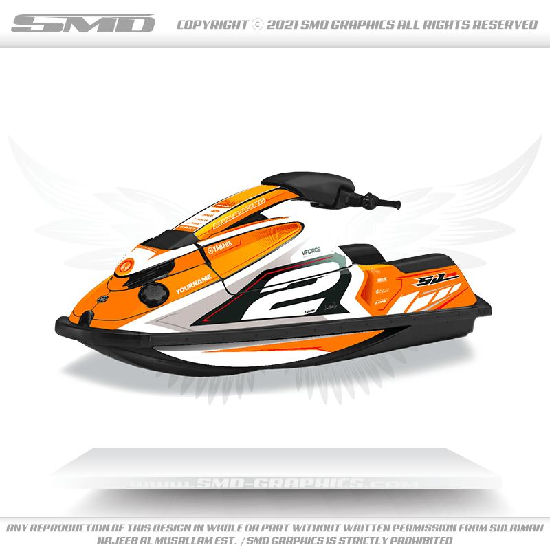 Yamaha Superjet 700 Stickers Graphics kit