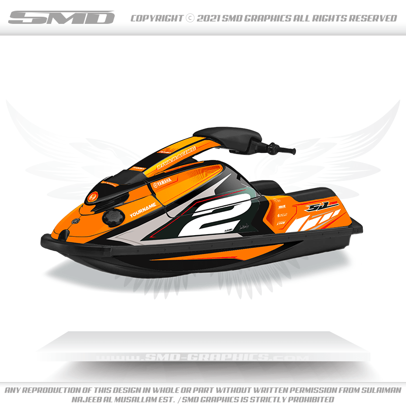 Yamaha Superjet 700 Stickers Graphics kit