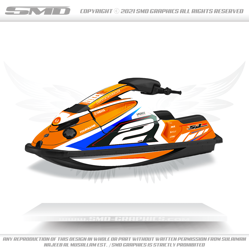Yamaha Superjet 700 Stickers Graphics kit
