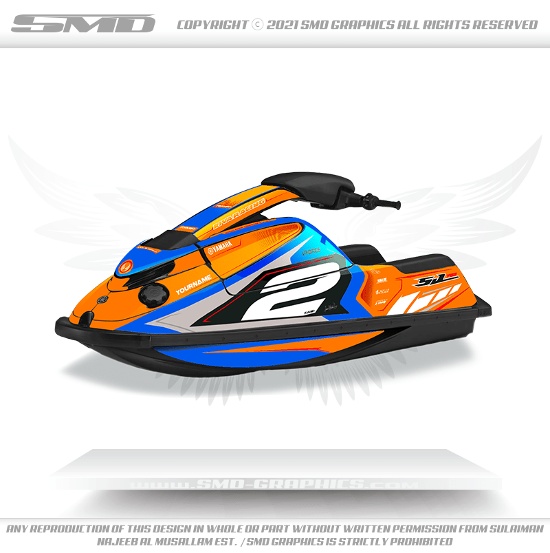 Yamaha Superjet 700 Stickers Graphics kit
