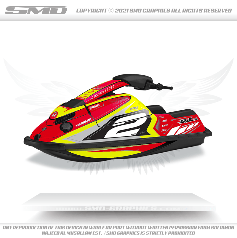 Yamaha Superjet 700 Stickers Graphics kit