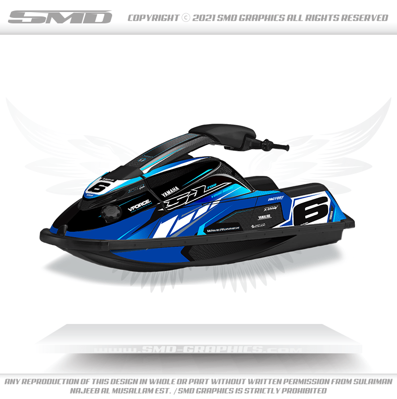 Yamaha Superjet 700 Stickers Graphics kit