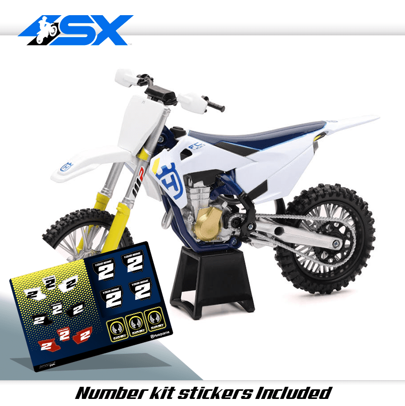 Husqvarna - 1:12 Scale Toy FC450 + Number kit Graphics