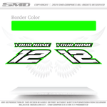 Jetski Race Numbers - White
