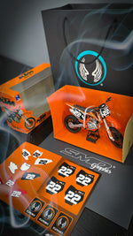 KTM - 1:10 Scale Toy SXF 450 + Number kit Graphics