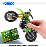 Kawasaki - Eli Tomac - 1:10 Scale Toy + Number kit graphics